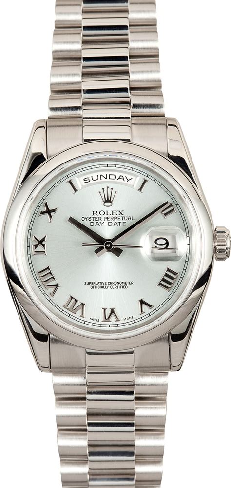 rolex platinum day date 36mm